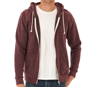 Customizable Logo Heavyweight 100% Cotton Fleece Anti-Wrinkle Breathable Full Zipper Hoodie Drop Shoulder Boxy Fit Side Pockets - Product Image 1