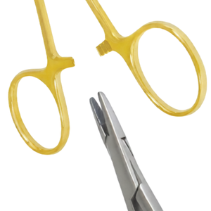 Porte-aiguille en carbure de tungstène TC Crile Wood 18 cm, instrument chirurgical dentaire pour sutures délicates de 4-0 à 6-0 - Product Image 6