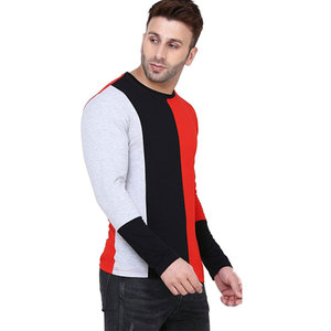 Suéter de Punto Casual para Hombre, Cuello Redondo, Manga Larga con Cierre, Color Rojo, Negro y Gris, Corte Regular, para Invierno - Product Image 4