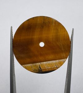 หน้าปัดนาฬิกาพร้อมกลไก NH35 ประดับด้วยหินไทเกอร์อายธรรมชาติ สีน้ำตาล/ดำ ขนาด 24.5 มม. หนา 1 มม. ดีไซน์คลาสสิก สวยงาม เหมาะสำหรับการประกอบนาฬิกา - Product Image 5