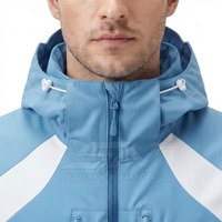 Veste de randonnée pour homme, légère, à capuche, résistante au vent, respirante, fermeture éclair intégrale, pour le voyage en plein air