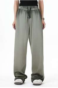 Nouveau design 2026 – Pantalon décontracté droit taille mi-haute élastique pour femme, respirant, style Joker, coupe régulière, 100 % polyester - Product Image 4