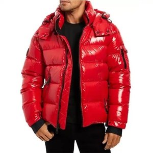 Men's Custom Winter Jacket Puffer Leather Streetwear With Hoodies & <b>Sweatshirts</b> By Manufacturers jacket for men - Product Image 5