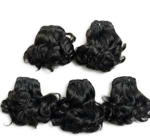 Blonde Curly Human Hair Bulk Dyed Kinky Coily Texture Extensions Full Ends for <b>Braiding</b> Crochet <b>Wig</b> 100g - Product Image 4