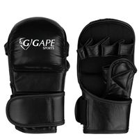 Guantes de Sparring Personalizados para MMA y Karate, de Cuero PU, con Cordones, para Protección de Manos, Guantes de Artes Marciales y Kickboxing