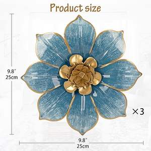 Fabricante confiable, adorno de pared de hierro hecho a mano de primera calidad para sala de estar, dormitorio, oficina, elegante pieza de arte decorativa para pared. - Product Image 2