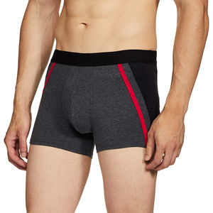 Boxers pour hommes en coton et élasthanne, taille mi-haute, respirants, séchage rapide, écologiques, sous-vêtements professionnels pour adultes, coupe classique, ODM - Product Image 4