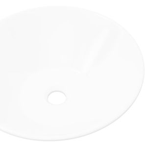 Design della ciotola del lavandino del bagno in ceramica in porcellana bianca - Product Image 4