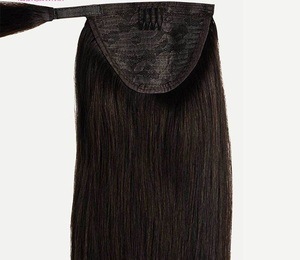 Extensiones de Cabello de Cola de Caballo, Extensiones de Cabello Humano, Postizo Envolvente - Product Image 3