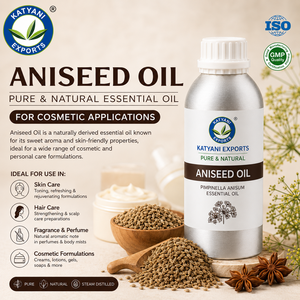 Huile Essentielle d'Anis Distillée à la Vapeur 1KG Huile Naturelle de Graines d'Anis (Pimpinella Anisum) pour Formulations Cosmétiques, Soins de la Peau et Soins Personnels - Product Image 3