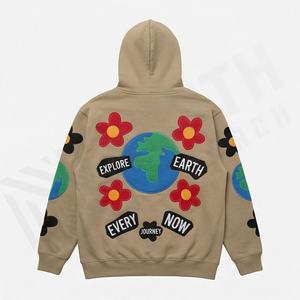 Sweat à capuche de basketball pour homme, style streetwear, logo personnalisé OEM, sweat à capuche décontracté, qualité supérieure, sweat-shirt en molleton, mode - Product Image 2