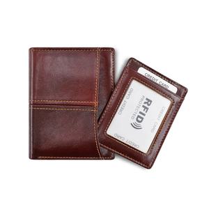 Men's First-Layer Cowhide Genuine Leather Short Style <b>Wallet</b> Anti-Theft <b>RFID</b> Multi-Card Slots Promotional Business Gifts <b>Wallet</b> - Product Image 6
