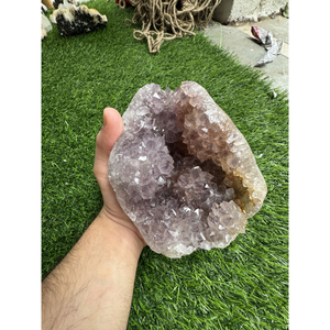 Ametista de Alta Calidad sobre Cristal de Apofilita Blanco para Colección, Meditación y Decoración de Interiores - Product Image 4