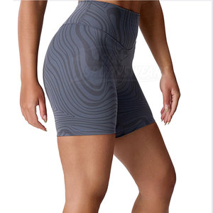 Shorts de Yoga para Mujer, Cintura Alta, Sin Costuras, Transpirables, Ecológicos, Suaves, Elásticos, Cómodos, para Gimnasio y Uso Diario - Product Image 4
