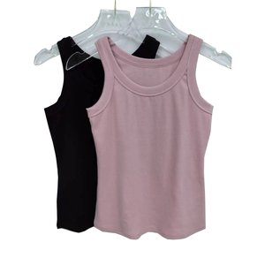 Débardeurs personnalisés en gros pour femmes, tissés, décontractés, respirants, avec logo frontal, pour la gym, séchage rapide, écologiques, anti-rétrécissement, 100% coton, pour l'été - Product Image 1