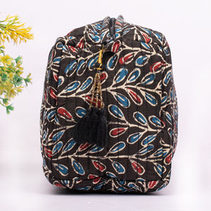 Juego de Bolsas de Maquillaje de Algodón Estampadas a Mano, Ecológicas, Promocionales, para Almacenamiento de Cosméticos, Personalizables, Lavables, para Regalo - Product Image 4