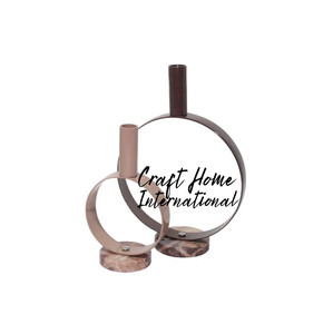 Porte-bougie en aluminium de style nordique, fait main, étanche, décoration de table minimaliste moderne scandinave, centre de table pour le salon - Product Image 3