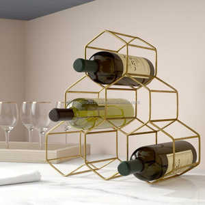 Heavy-Gauge Round <b>Grid</b> Wine Bottle Organizer Free-Standing <b>Metal</b> Bin Unit for Bulk Inventory & Warehouses B2B Supplier India - Product Image 2