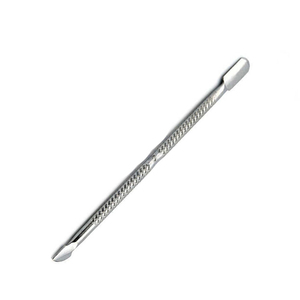 Pousse-cuticules professionnel en métal arc-en-ciel avec logo personnalisé, double extrémité, pour éliminer les peaux mortes, grattoir à ongles, cuillère, outils de pédicure, vente en gros - Product Image 2