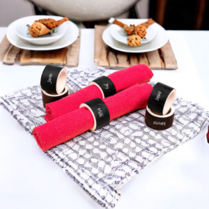 Napkin Ring Modern Design Napkin Ring for Wedding Dining <b>Table</b> Handicraft <b>Top</b> Quality <b>Resin</b> Inlay Napkin Ring for Tableware - Product Image 2