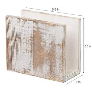 Porte-papier décoratif en métal élégant avec base en bois, parfait pour la décoration de table à la maison, à l'hôtel, au restaurant, pour les mariages et les événements - Product Image 5
