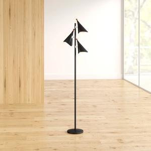 Lampe de sol en marbre de luxe avec base dorée pour villas et projets hôteliers haut de gamme - Product Image 4