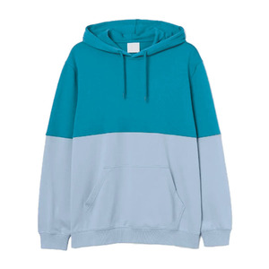 Unisex Men Denim Oversized Winter Long Hoodie Dot Eco-Friendly Polyester/Cotton Vintage Style Pocket <b>Design</b> Custom Logo Printing - Product Image 2