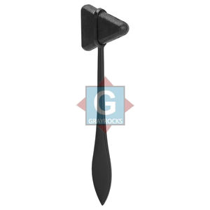 Martillo de Reflejos Taylor Neuro Hammer de Acero Inoxidable Negro, Martillos de Percusión para Médicos y Herramientas Quirúrgicas - Product Image 1