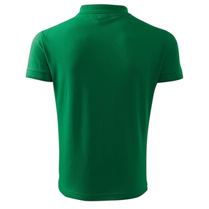 Polo de Manga Corta para Hombre, Color Verde Sólido, Tejido de Punto, Corte Regular, Ropa Casual - Product Image 4
