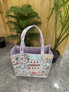 Sac fourre-tout en coton matelassé pour femme, grand sac de shopping, sac à bandoulière, sac de transport, sacs fourre-tout faits main, best-seller - Product Image 3