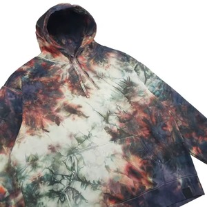 Sudadera con Capucha Tie Dye Shadow Burst Premium Personalizada, Hecha a Mano, de Algodón Cómodo, Estilo Urbano, Tonos Tierra, OEM ODM - Product Image 3