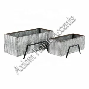 Sleek Metal surface Modern <b>Plant</b> <b>Pot</b> for <b>Small</b> <b>Indoor</b> <b>Plants</b> and Home Decor with Garden Application Axiom Accents - Product Image 6