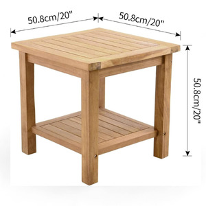 Table basse en bois massif durable avec un design moderne pour la décoration de la maison et du jardin - Product Image 6