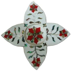 Posavasos de té con incrustaciones de fregona de estilo árabe, venta al por mayor, posavasos de concha de nácar, vajilla para el hogar, Hotel, restaurante, eventos de boda, uso - Product Image 1