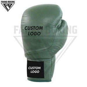 Fabriqué au Pakistan, se vend bien, avec logo personnalisé imprimé, créez votre propre design unique, gants de boxe en cuir de vachette véritable sur mesure. - Product Image 4