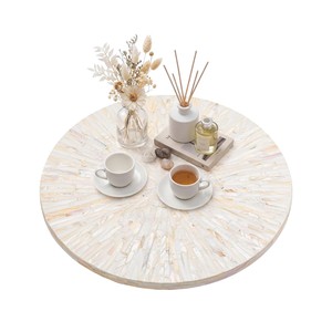 Capiz Shell Inlay Spinning Tray - Product Image 3