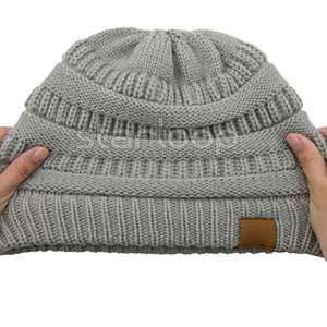 Bonnet en jacquard uni à prix raisonnable pour hommes et femmes, meilleure qualité, nouveau style, bonnet en jacquard unisexe - Product Image 3