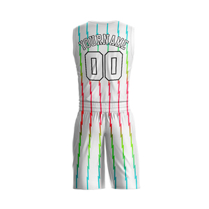 Uniformes de Baloncesto Personalizados al por Mayor, Diseño Propio, Transpirables, Tallas Grandes, Impresión por Transferencia de Calor, Secado Rápido - Product Image 6