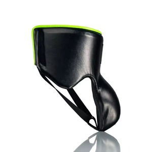 Ensemble d'entraînement de boxe complet : Gants en cuir véritable à doigts entiers, fermeture à lacets, protège-tête, protège-glandes, kit professionnel pour adultes - Product Image 5