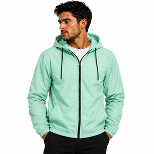 Outdoor Windproof Waterproof Men's <b>Hooded</b> <b>Jacket</b> Custom Design Unisex <b>Hooded</b> <b>Rain</b> <b>Jacket</b> Men and Women - Product Image 3