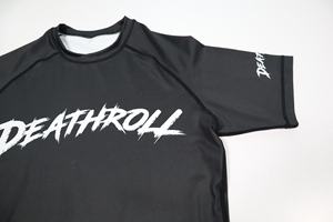 เสื้อรัดกล้ามเนื้อแขนสั้นแบบเรียบสำหรับผู้ชาย ออกแบบเองได้ สำหรับตกปลา หรือ BJJ รุ่น 2026 เสื้อรัดกล้ามเนื้อสำหรับออกกำลังกาย มีจำหน่ายแล้ว - Product Image 4