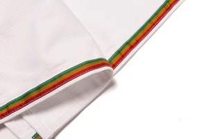 ชุดยูนิเซ็กซ์ BJJ Gi 260GSM ผ้าฝ้าย 100% สีขาว ชุดยิวยิตสู คิโมโน ทนทาน ระบายอากาศได้ดี ชุดฝึกซ้อม รับผลิตแบบ OEM ODM ขายส่ง - Product Image 5