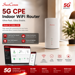 SC-5088L-5GR 5G <b>Modem</b> with Firewall and VPN Functions for Indoor CPE Applications - Product Image 6