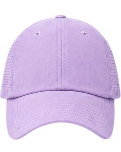 Casquette de baseball sportive respirante lavande clair avec sangle réglable, légère, séchage rapide, pour course en extérieur, gym, usage décontracté, qualité supérieure - Product Image 1
