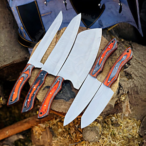 ชุดมีดครัวเหล็ก 440C 6 ชิ้น พร้อมมีดเชฟ มีดอเนกประสงค์ มีดปอกผลไม้ พร้อมกระเป๋าหนังแบบม้วน - Product Image 3