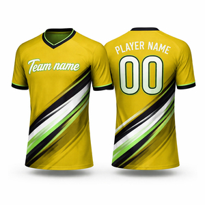 Maillot de football rétro personnalisé OEM pour hommes, vêtements de sport, chemises de football rayées, t-shirt polo, maillot de football rétro classique - Product Image 4