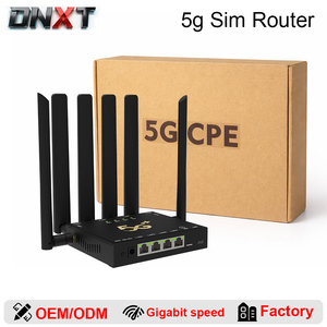 Routeur SIM DNXT 5G avec ports 4/Gigabit, routeur Wi-Fi 5G, chipset Qualcomm, routeur Wi-Fi 4G 5G, carte SIM, <span class=keywords><strong>mini</strong></span> routeur Wi-Fi DC 5G <span class=keywords><strong>pour</strong></span> usage domestique - Product Image 1