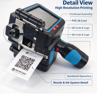 Penjualan Panas Printer Inkjet Genggam Portabel Resolusi Tinggi Harga Kompetitif untuk Kartu ID PVC, Kode QR & Penanda Logo