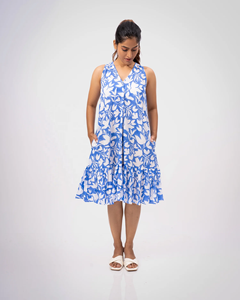 Holiday Glamour Strappy Chic Gathered A-Line Midi Vestido para mujer - Product Image 1