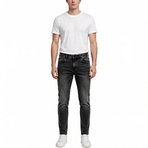 Jeans de Mezclilla Premium para Hombre, Corte Recto, Cintura Media, Lavado Regular, Cierre de Botones, Detalles de Remaches, Casuales, Sólidos, Transpirables, de Secado Rápido y Ecológicos BD - Product Image 5